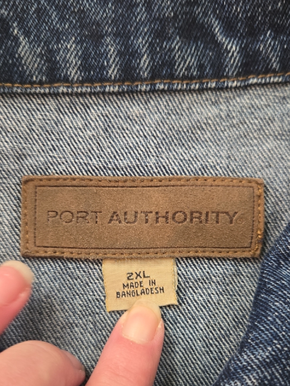 Yellowstone Dutton Ranch Embroidered Denim Jacket Men' Size 2XL Port Authority - Picture 3 of 12